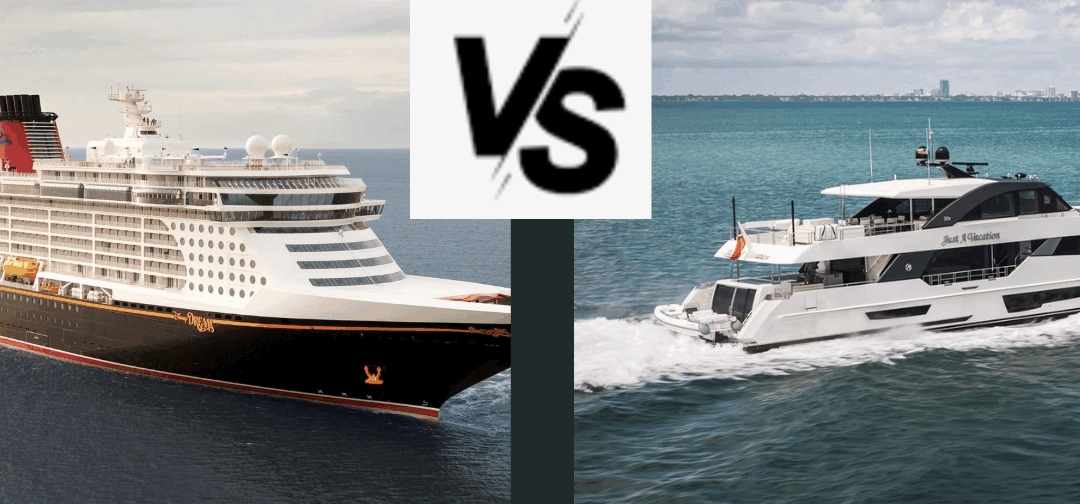private yacht charter vs cruise